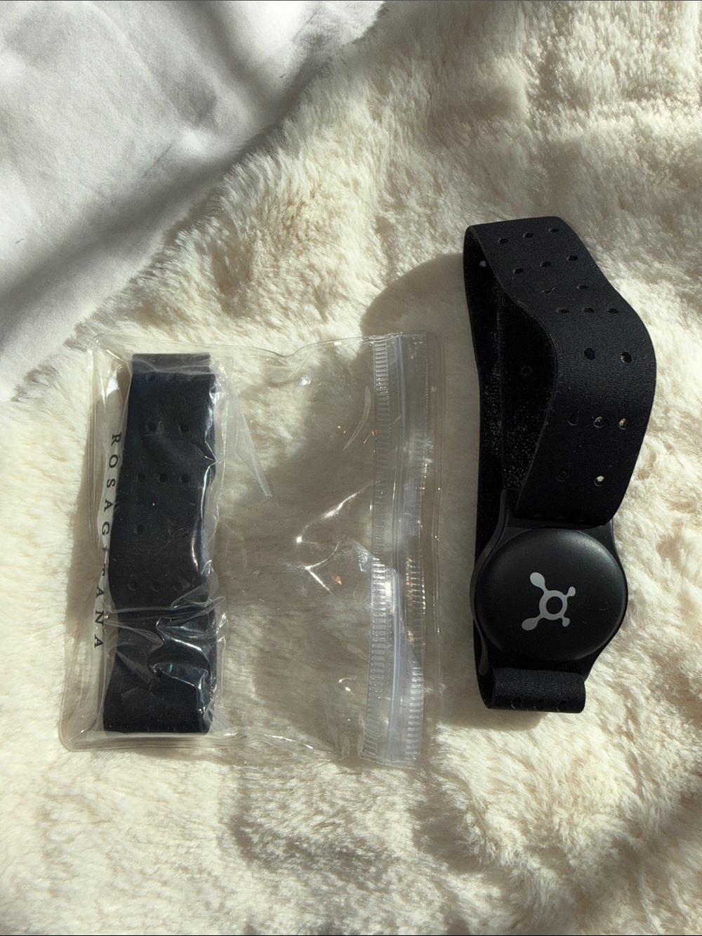 Orangetheory Black Heart Rate Monitor Wristband with Extra Strap
